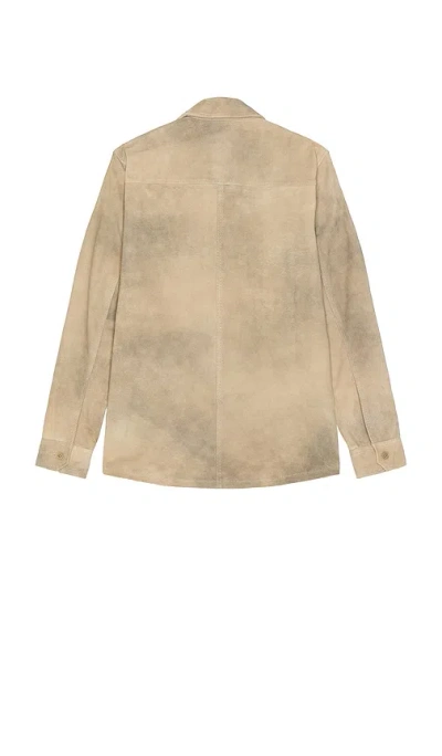 Paige Peyman Suede Jacket In Gray