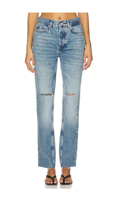 Anine Bing Bruno Straight Leg In Blue