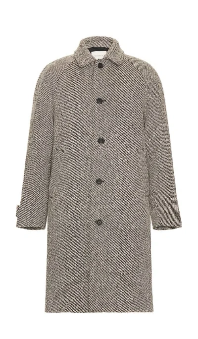 Les Deux Michael Single-breasted Coat In Gray