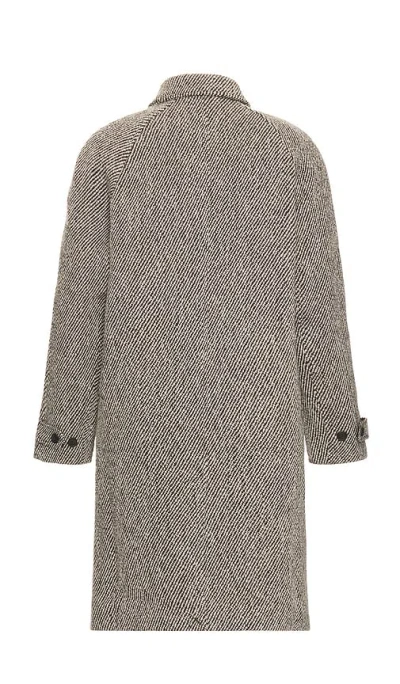 Les Deux Michael Single-breasted Coat In Gray