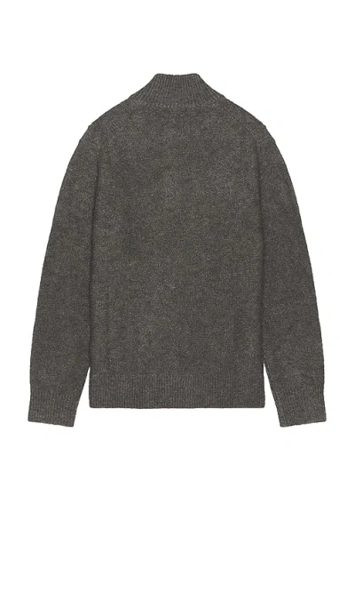 Paige Kotoni Snap Collar Sweater In Gray