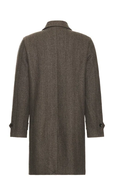 Paige Brunetti Herringbone Coat In Gray