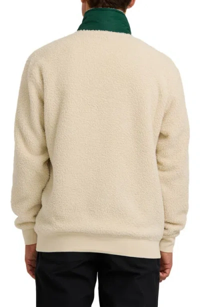 Billabong Salinity Half Zip Fleece Pullover In Neutral