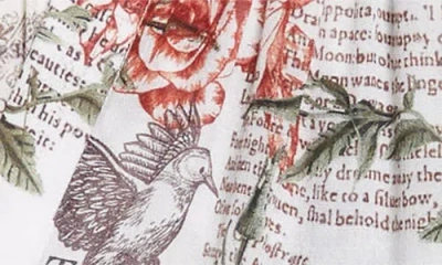 Alice And Olivia Thalia Long-sleeve Button-front Blouse In Multi