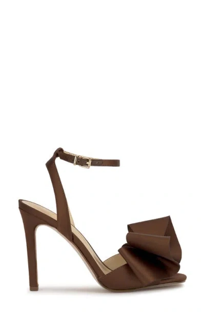 Jessica Simpson Women's Olivine Bow High-heel Stiletto Dress Sandals In Brown