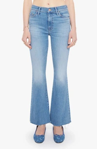 Mother Flared Jeans The Doozy Light Washed In Blue