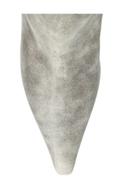 Alexander Wang Vera Tube Pointed Toe Boot In Gray