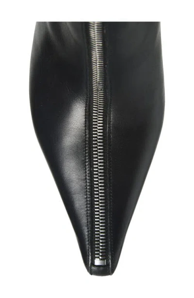 Alexander Wang 85mm Vera Zip-detail Pointed-toe Boots In Black