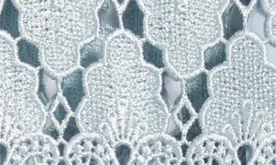 Frame Lace Button-front Shirt In Blue