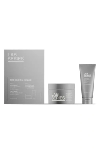Lab Series Skincare For Men The Clean Shave Skincare & Grooming Gift Set $72 Value In Silver