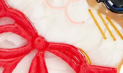 Solar Eclipse Hand Painted Kitten Key Chain Bag Charm In Gold