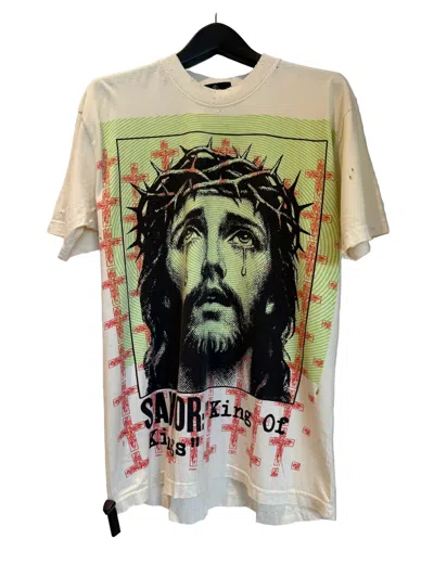 Hellstar Jesus T-shirt In Neutral