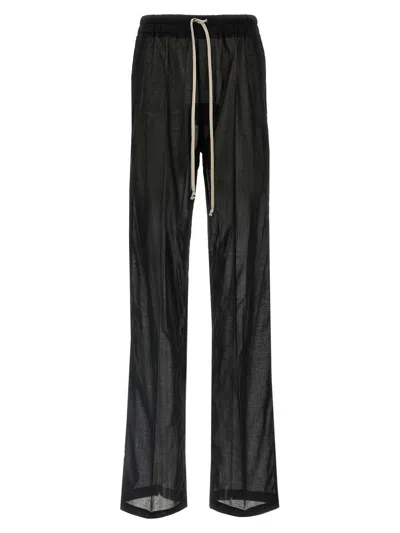 Rick Owens 'geth Belas' Drawstring Trousers In Black