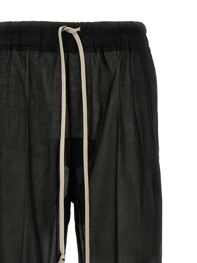 Rick Owens 'geth Belas' Drawstring Trousers In Black