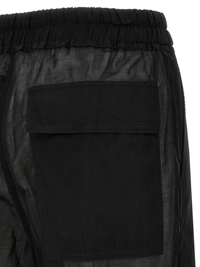 Rick Owens 'geth Belas' Drawstring Trousers In Black