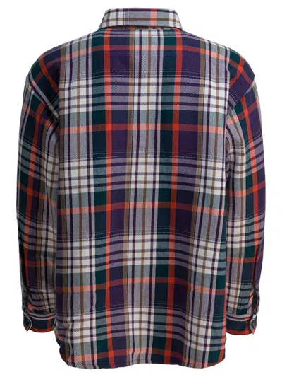 Carhartt Tamblyn Plaid Check Long-sleeved Shirt In Blue