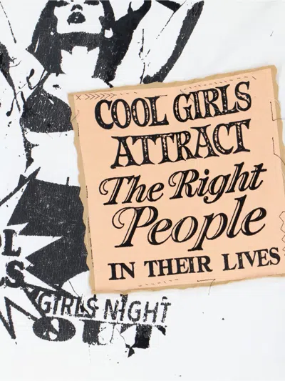 Dolce & Gabbana Women White Crew Neck T-shirt With Maxi Print On The Front In Cotton Woman In White