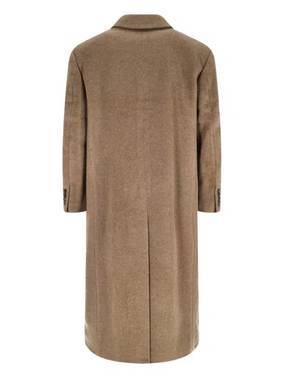 Dunst Single-breasted Coat In Green