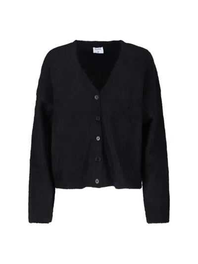 Filippa K Fluffy Cardigan In Black