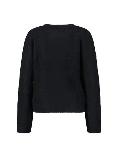 Filippa K Fluffy Cardigan In Black