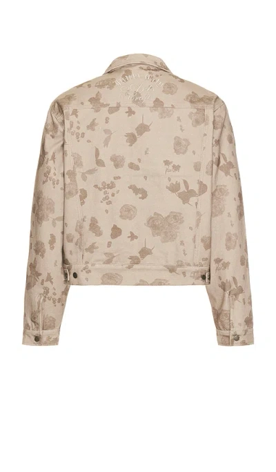 Honor The Gift Tonal Floral Jacket In Brown