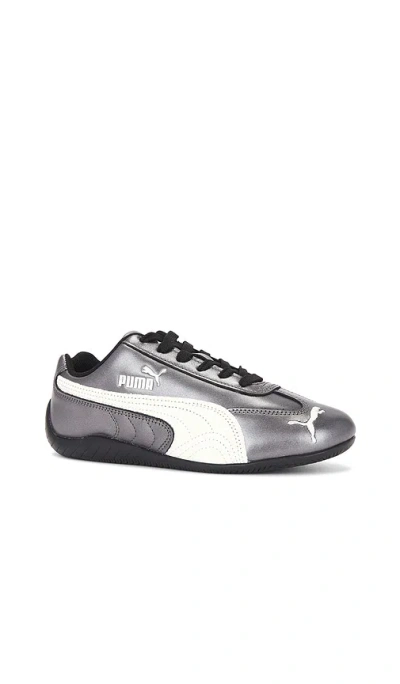 SPEEDCAT METALLIC È¿�ÅŠ¨ÉŽ‹ Â€“ PUMA SILVER & PUMA BLACK. Å°ºÇ � 9.5 (ALSO Â€“ 10, 10.5, 11, 12, 13,