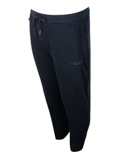 Armani Exchange Trousers In Blue