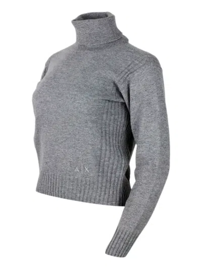 Armani Exchange Sweaters In Gray
