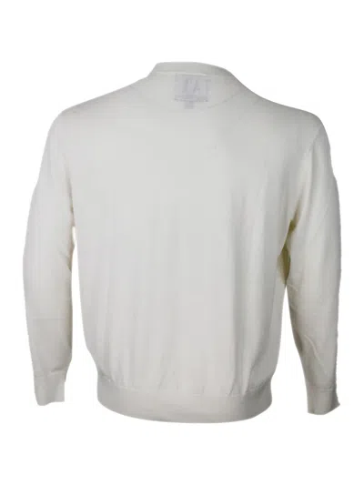 Armani Exchange Sweaters In White