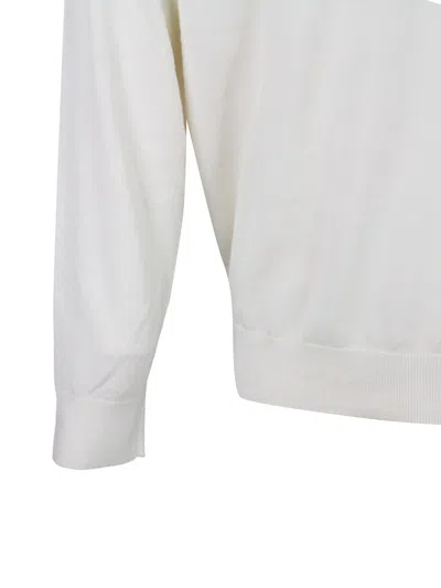 Armani Exchange Sweaters In White