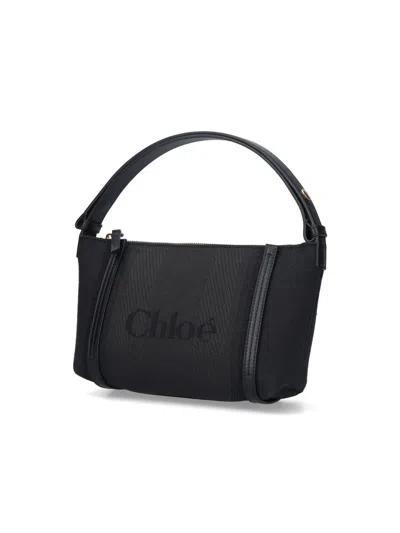 Chloé Stylish Bucket Bag Top Handle In Black