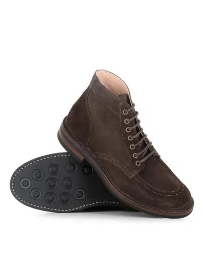 Astorflex Lace-up Boot Nuvoflex Rubber In Brown