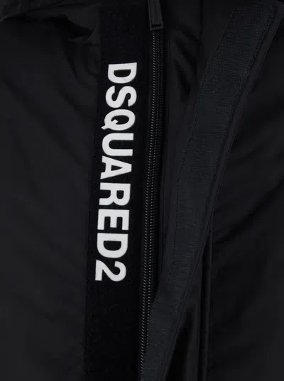 Dsquared2 Techno Down Bomber In Black