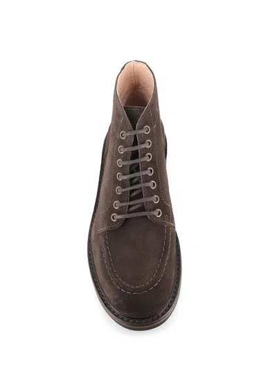 Astorflex Lace-up Boot Nuvoflex Rubber In Brown