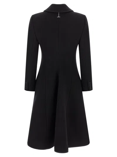 Alexander Mcqueen Wool And Cashmere Coat Coats And Trench Coats Black In Black