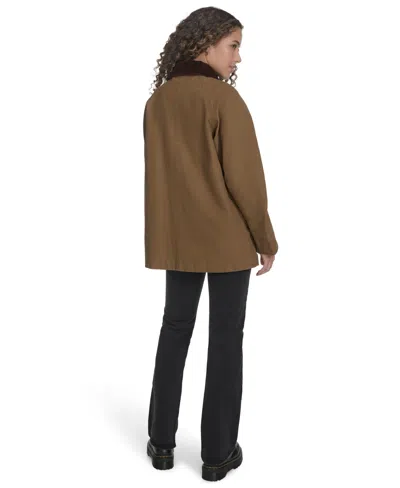Levi's Women's Front Zipper Barn Jacket In Brown