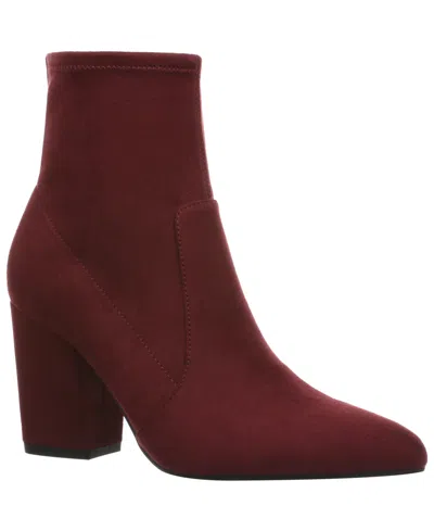 On 34th Women's Lydiaa Pointed-toe Block-heel Booties, Created For Macy's In Burgundy