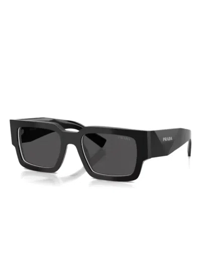 Prada Square-frame Sunglasses In Black
