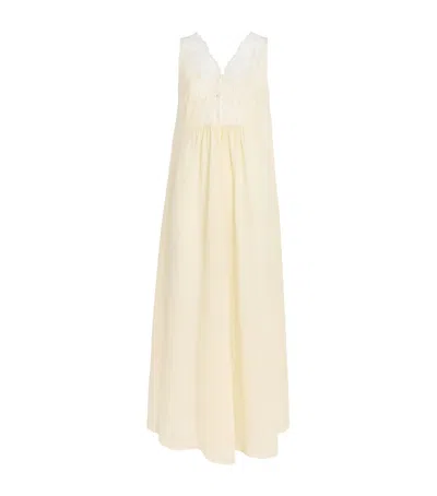 Bocan Cotton Clariss Nightdress In White