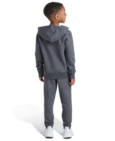 Adidas Originals Adidas Kids' Fleece Hoodie & Sweatpants Set In Gray