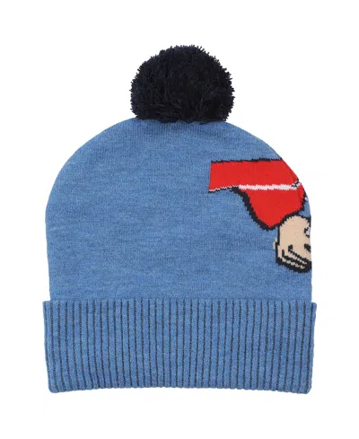 Bioworld Big Boys Superman 2-piece Hat And Gloves Set In Blue