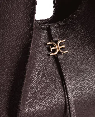 Sam Edelman Sylvia Medium Whipstitch Expandable Tobo In Brown