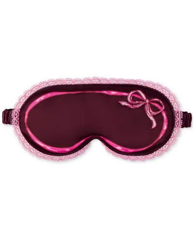 Slip Pure Silk Lovely Lashes Gift Set In Burgundy