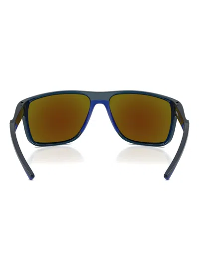 Scuderia Ferrari Rectangle-frame Sunglasses In Blue