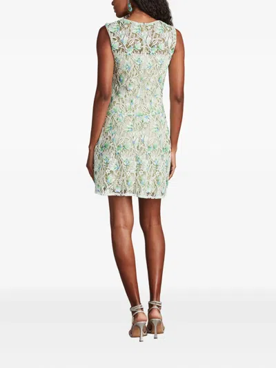 Tadashi Shoji Chy25426sx Short Homecoming Floral Cocktail Mini Dress In White