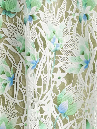 Tadashi Shoji Chy25426sx Short Homecoming Floral Cocktail Mini Dress In White