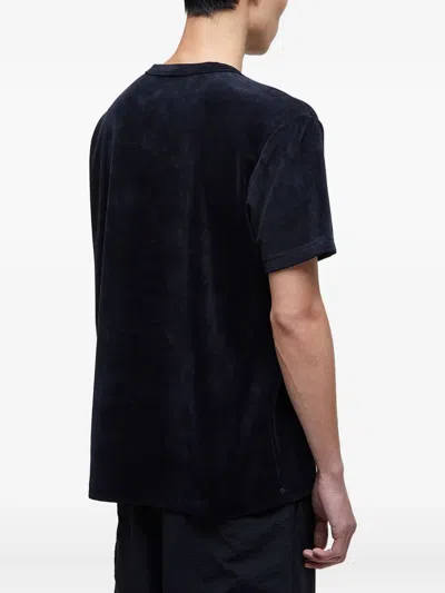 Osklen Velvet Rose-print T-shirt In Black