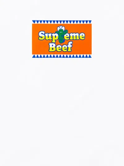Supreme Beef "white" T-shirt In White