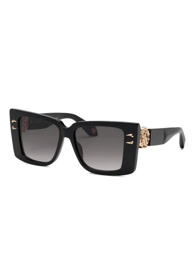 Roberto Cavalli Oversized-frame Sunglasses In Black