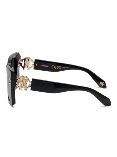 Roberto Cavalli Oversized-frame Sunglasses In Black